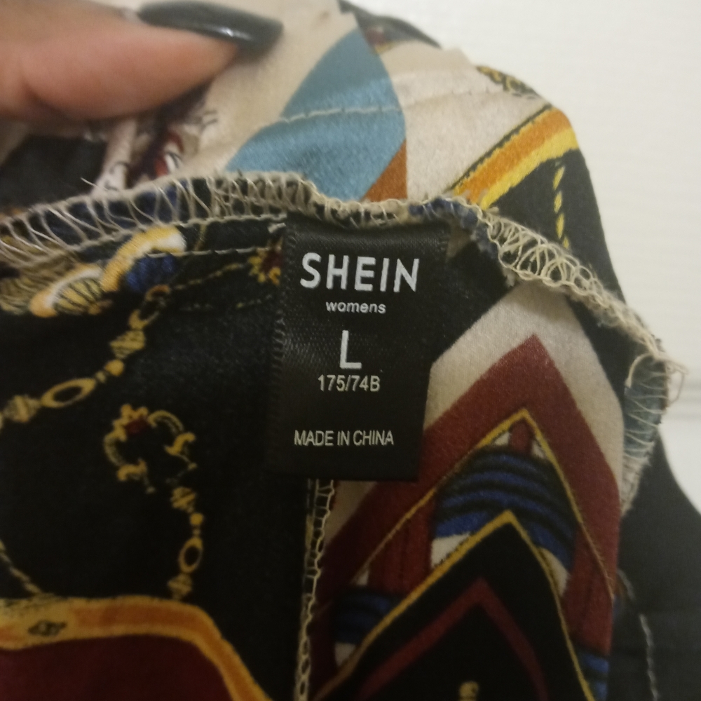 Multi Pattern Shein Pants - Picture 2 of 2